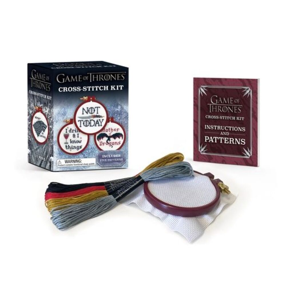 Game of Thrones Cross-Stitch Kit -- Running Press
